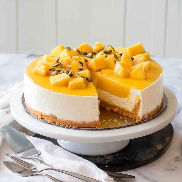 Mango Cheesecake Recipe No Bake Dessert