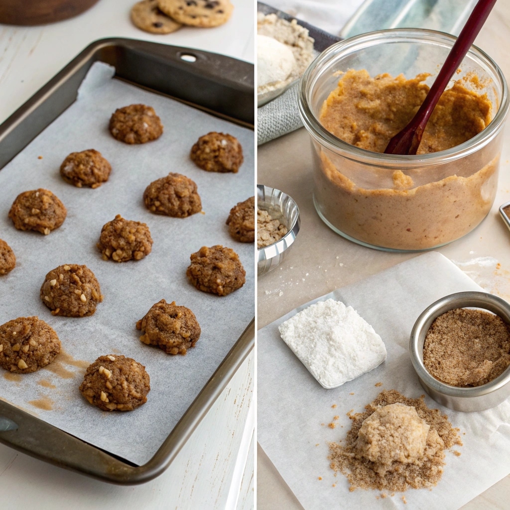 A plate of healthy no-bake peanut butter cookies, showing their firm texture and sprinkle of coconut.