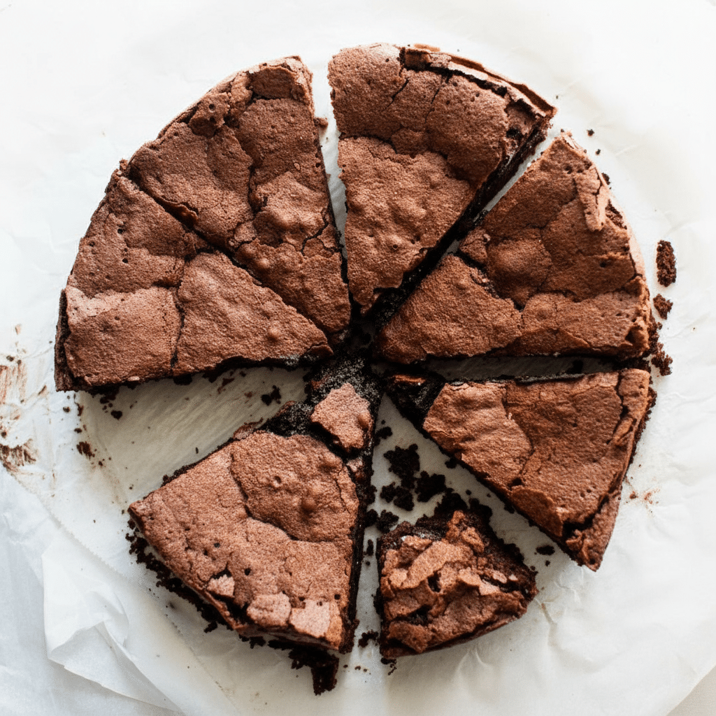 Chocolate Brownie Pie Slices